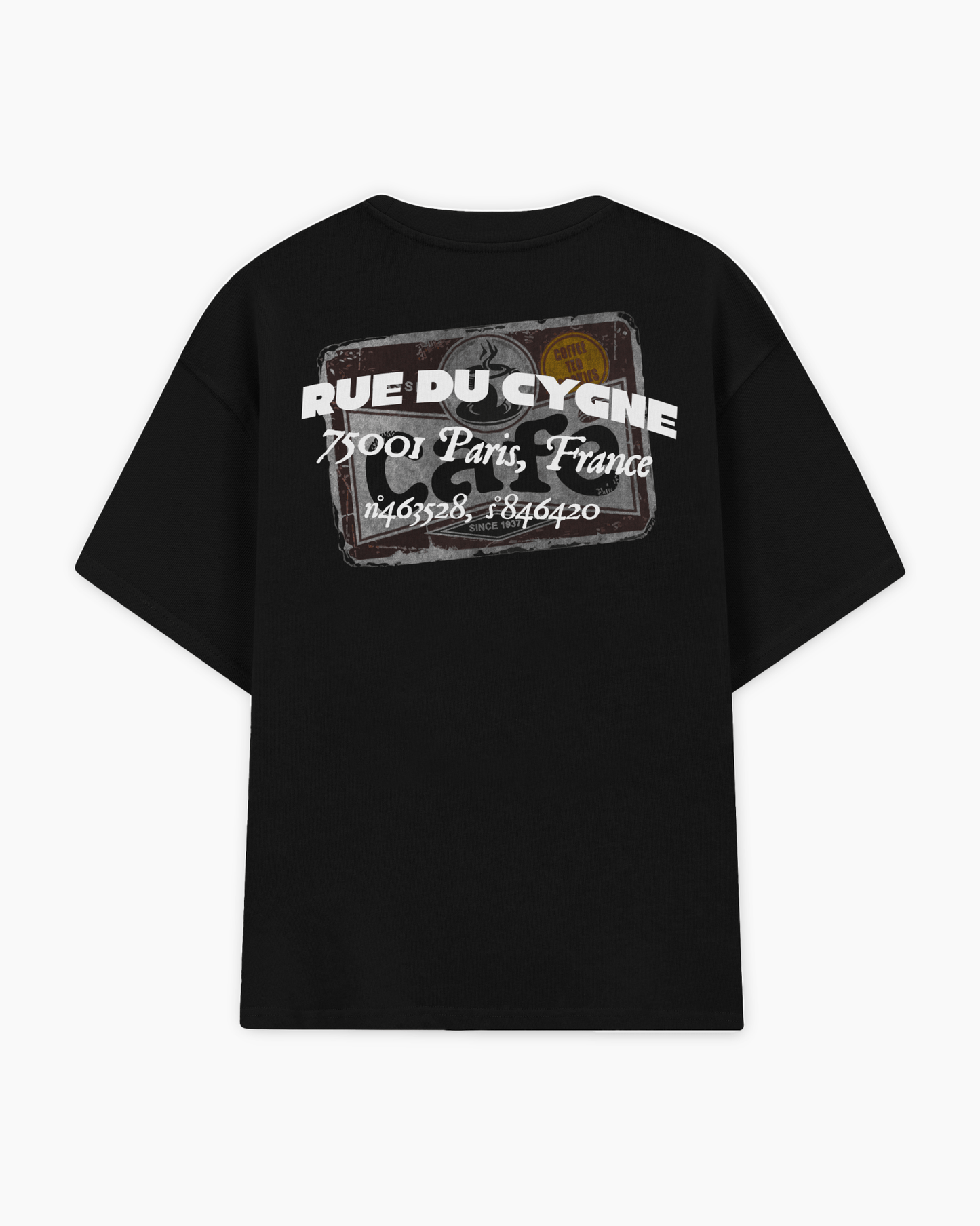 Blue de Café Tee - Maison Du Cygne