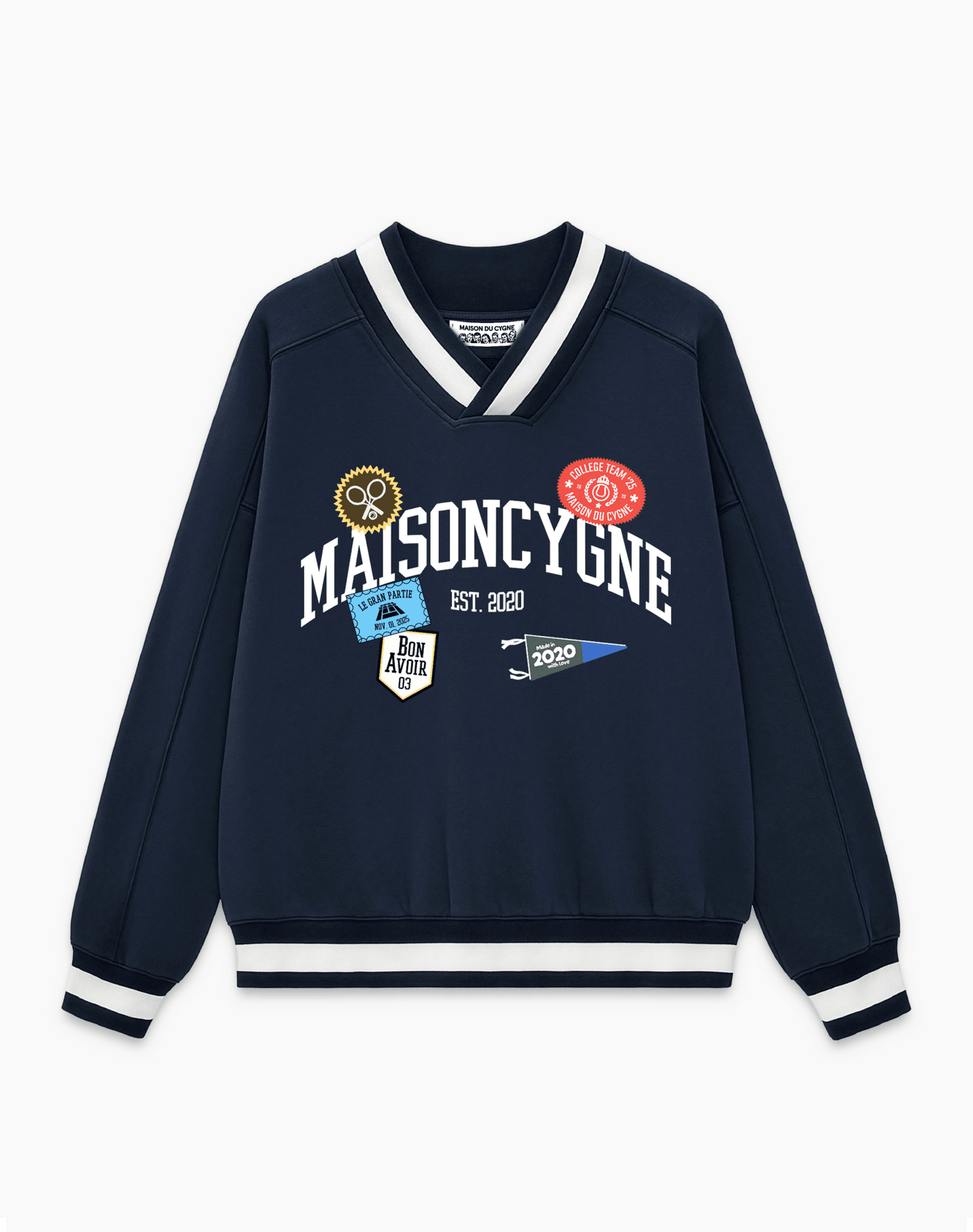CYGNE ATHLETICS SWEATER - Maison Du Cygne
