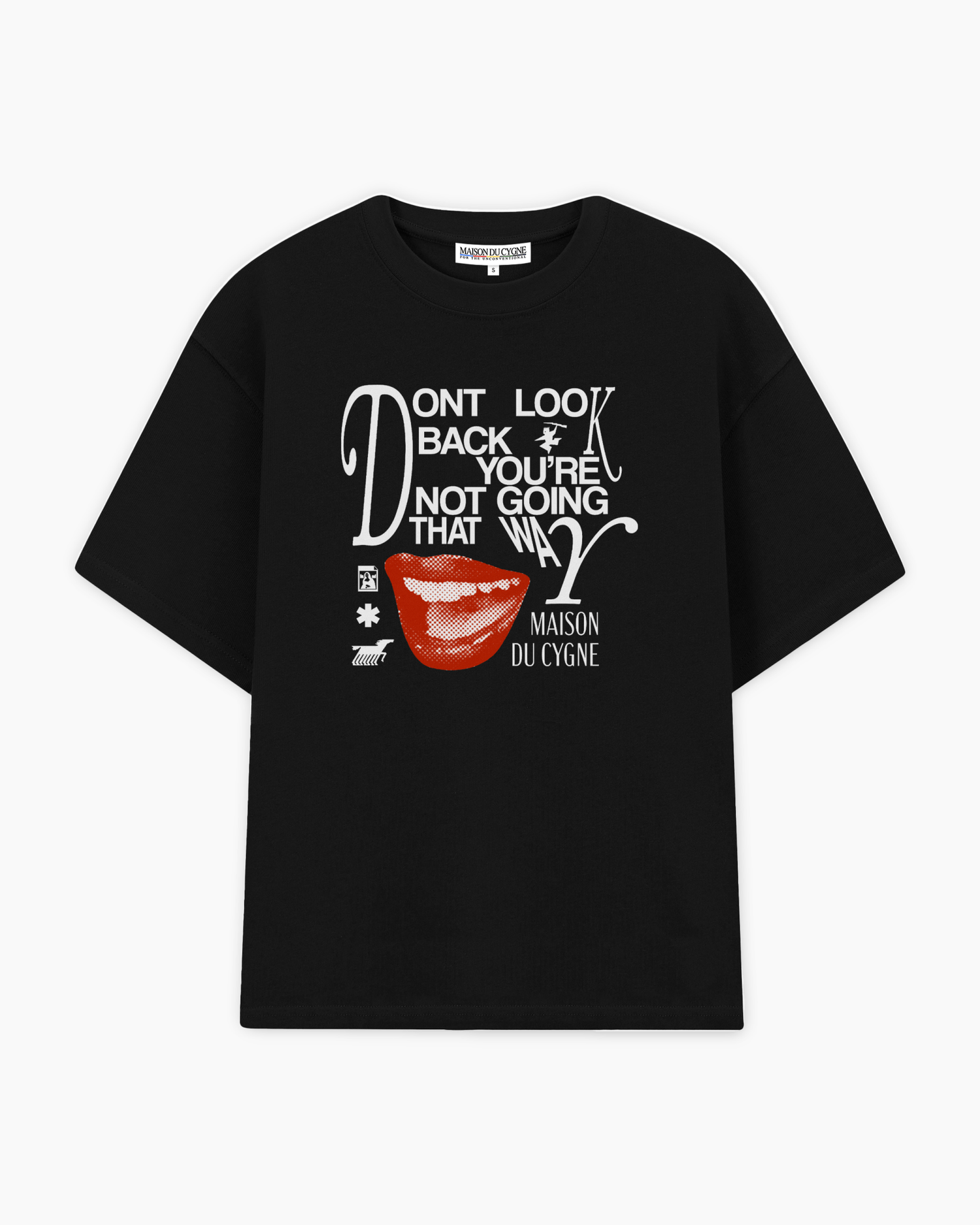 Don't Look Back Tee - Maison Du Cygne