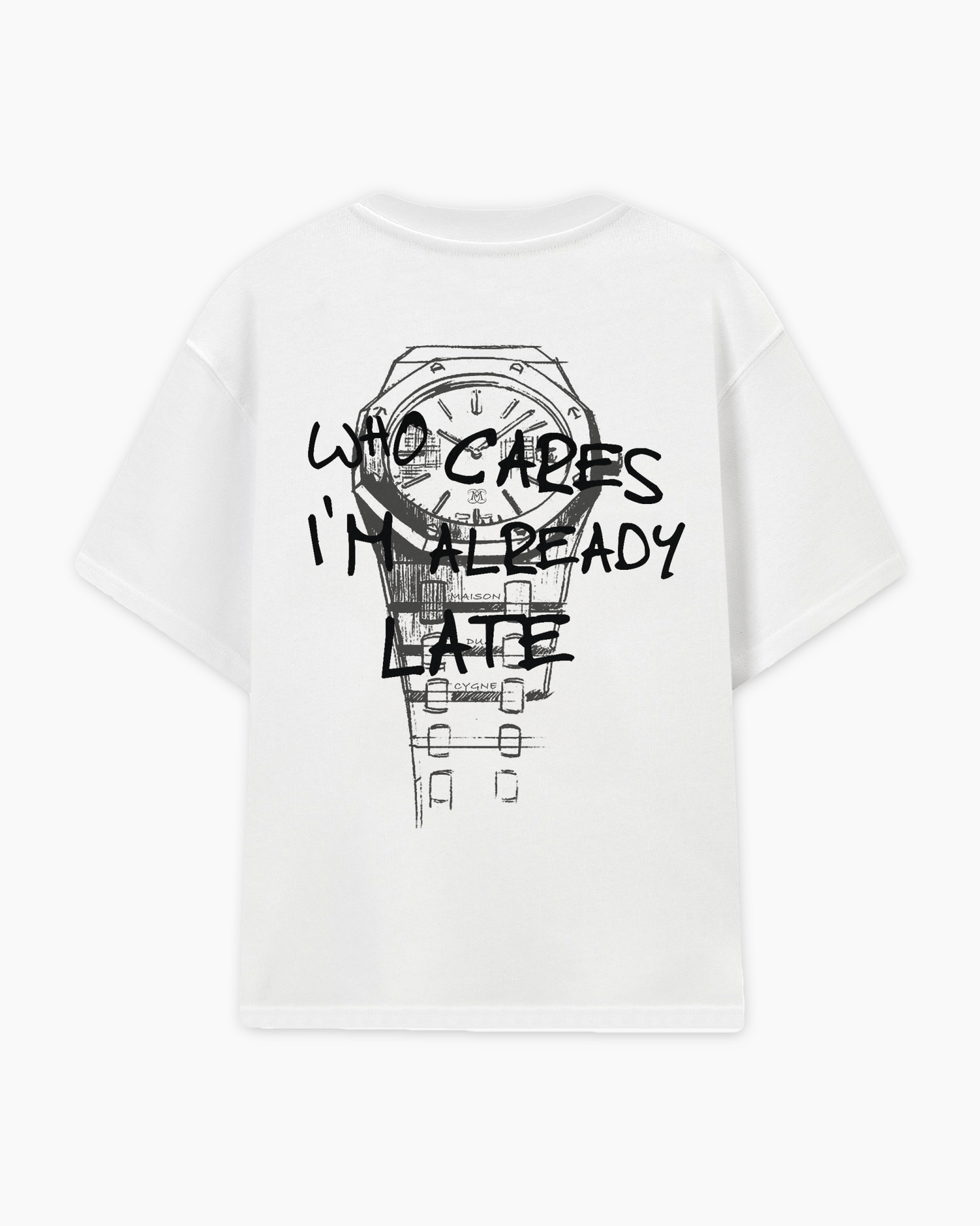 Who Cares Tee - Maison Du Cygne