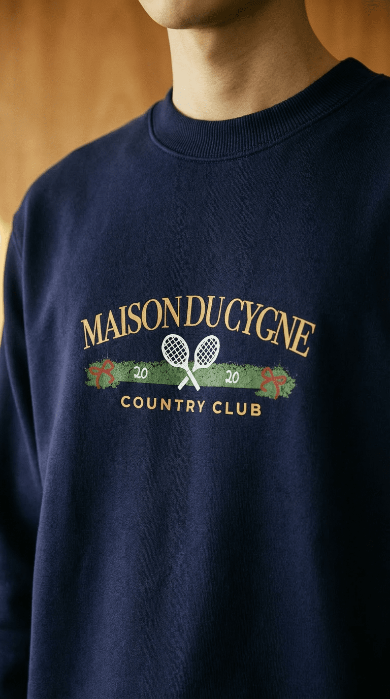 COUNTRY CLUB SWEATER - Maison Du Cygne