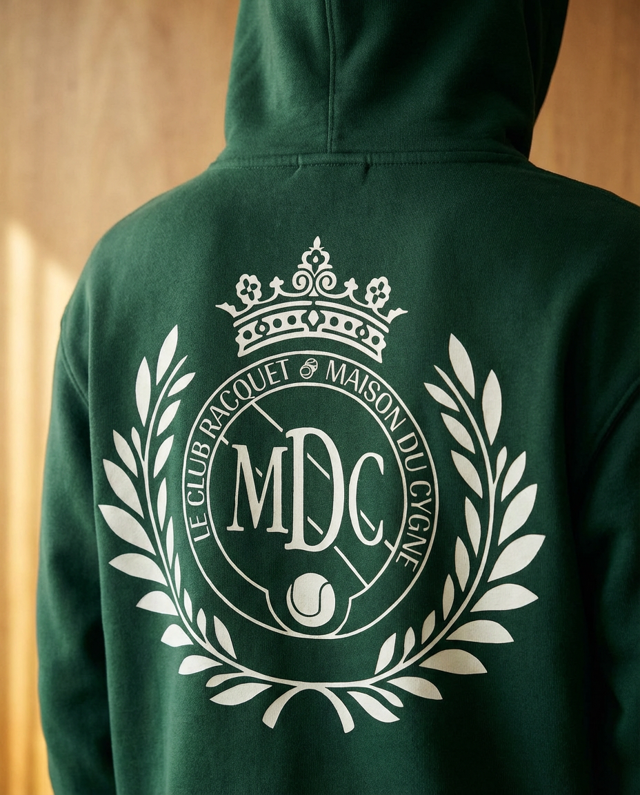LE RACQUET CREST HOODIE