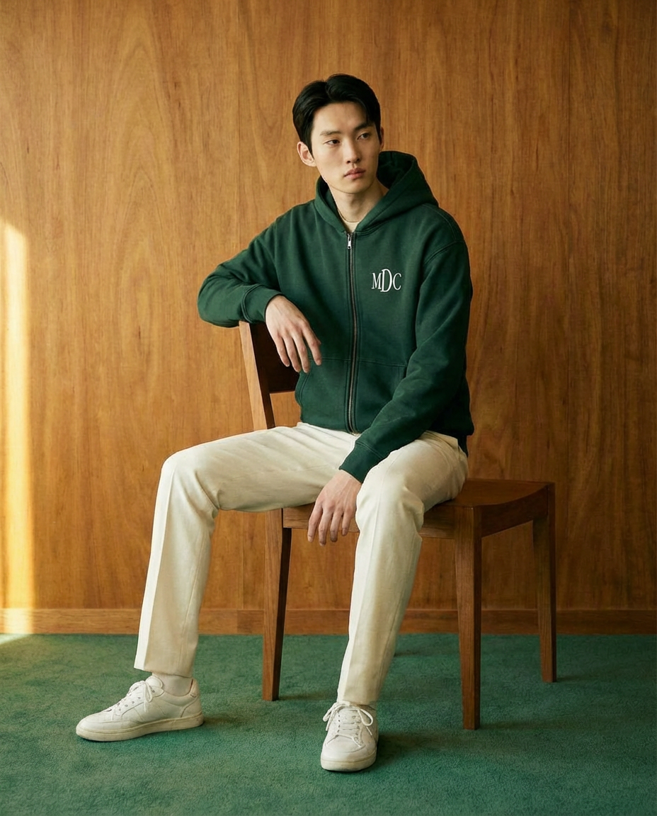LE RACQUET CREST HOODIE