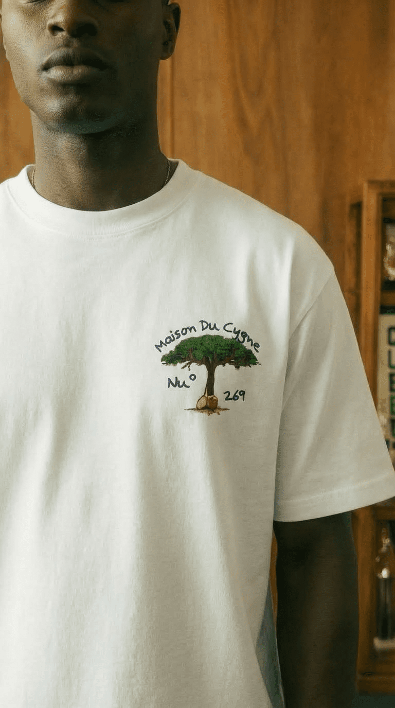 THE PINE COURT TEE - Maison Du Cygne