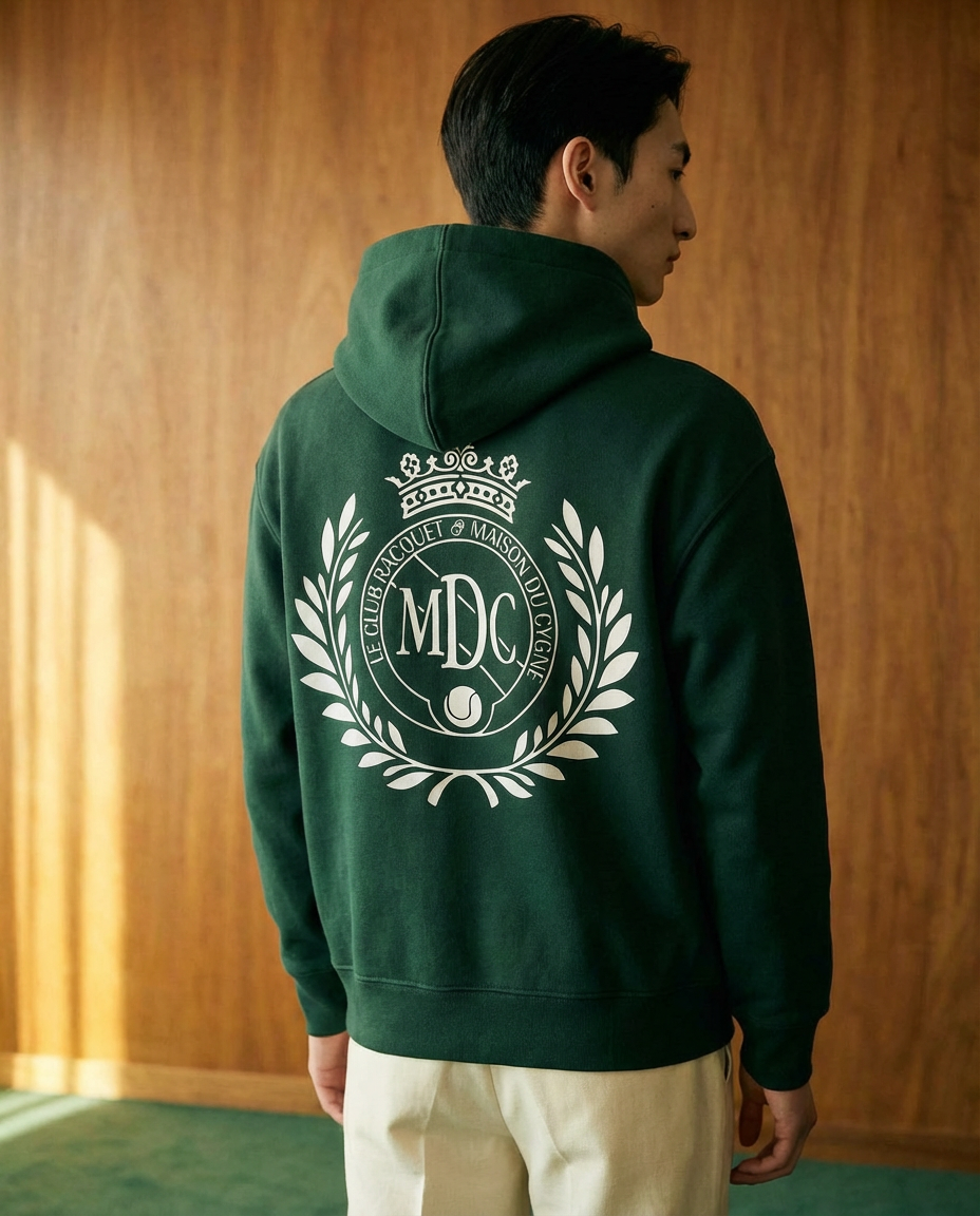 LE RACQUET CREST HOODIE