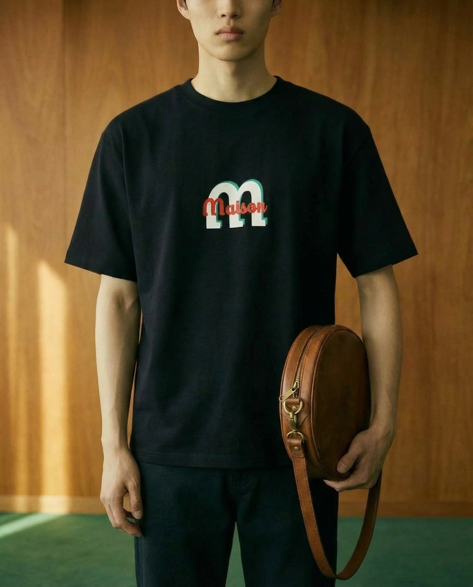 BLACK COURT EDITION TEE