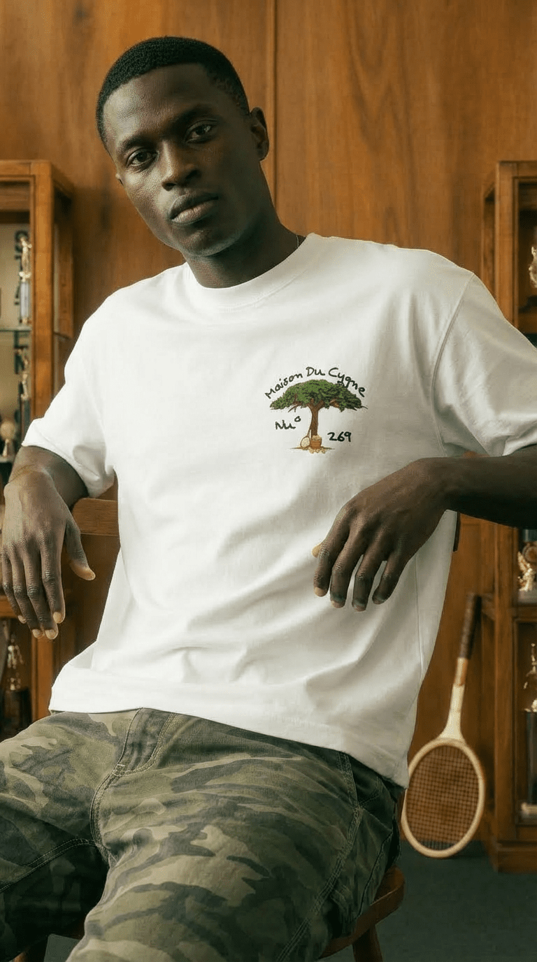 THE PINE COURT TEE - Maison Du Cygne