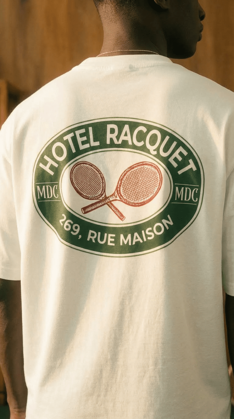 HOTEL RACQUET TEE - Maison Du Cygne