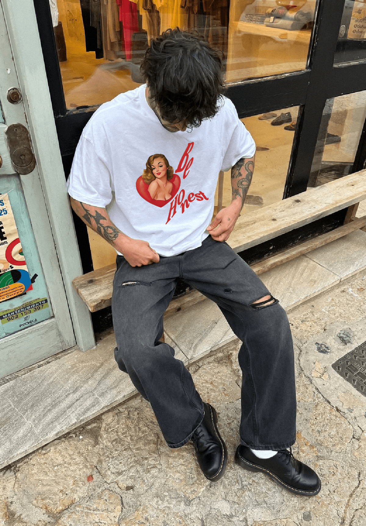 Be Honest Tee - Maison Du Cygne