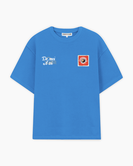 Blue de Café Tee - Maison Du Cygne