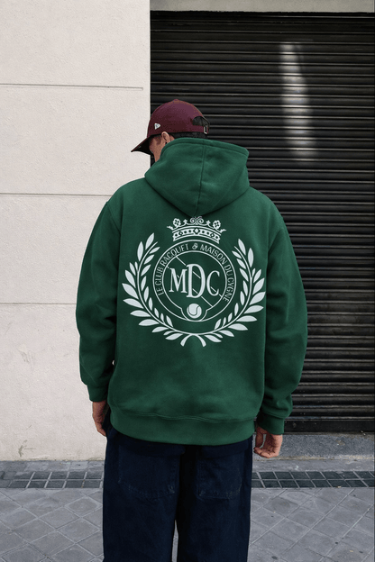 LE RACQUET CREST HOODIE - Maison Du Cygne