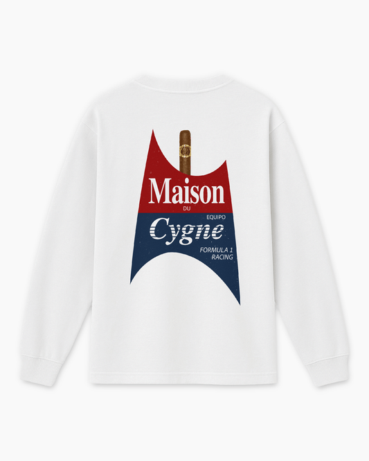 Saint Cendre Long Sleeve Tee - Maison Du Cygne