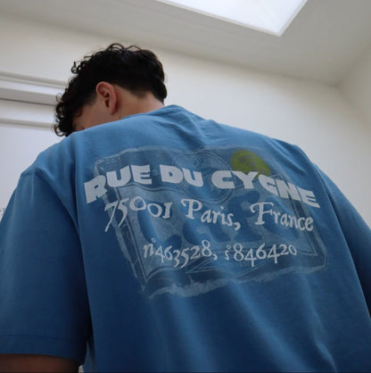 Blue de Café Tee - Maison Du Cygne