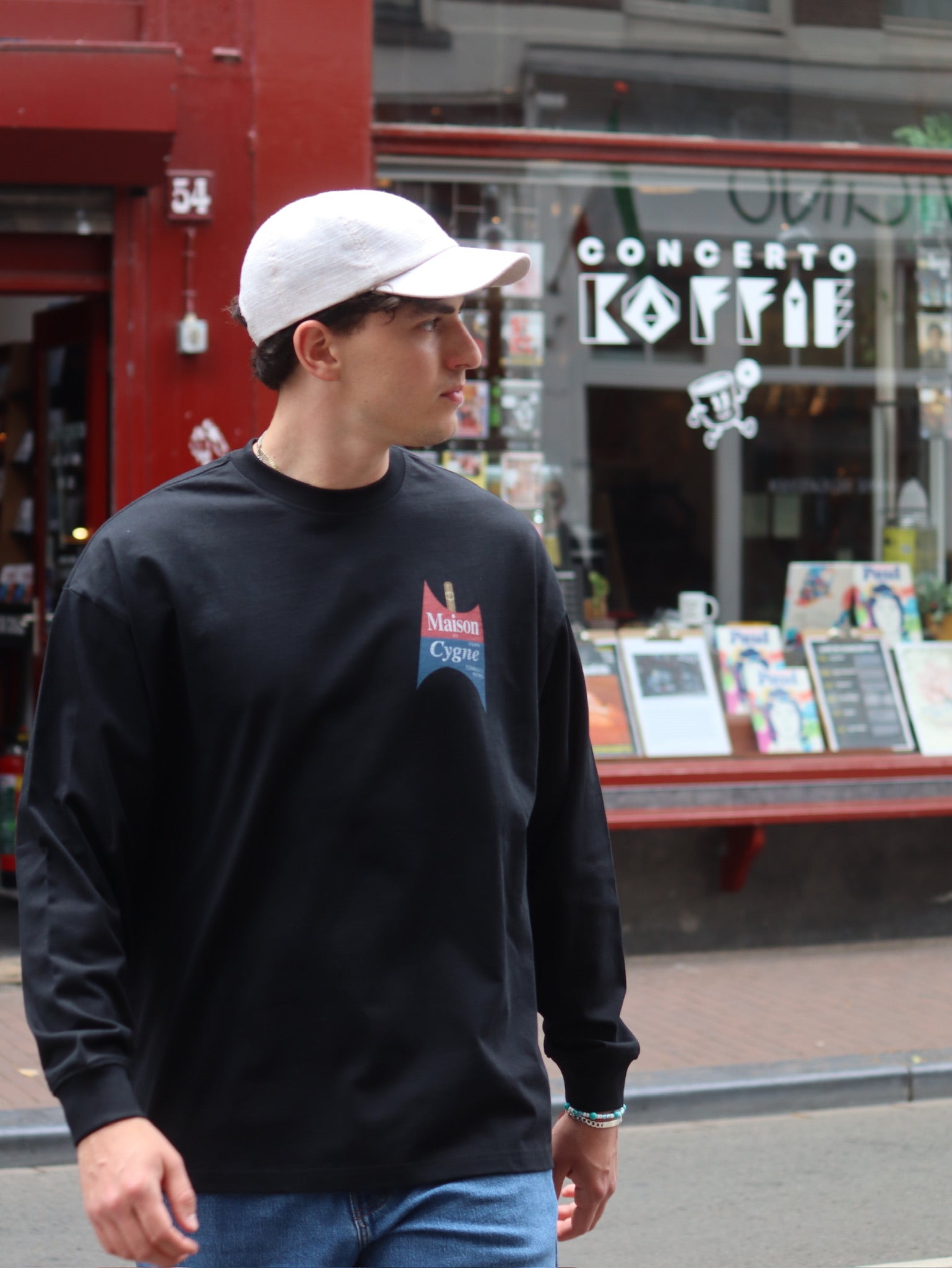 Saint Cendre Long Sleeve Tee - Maison Du Cygne