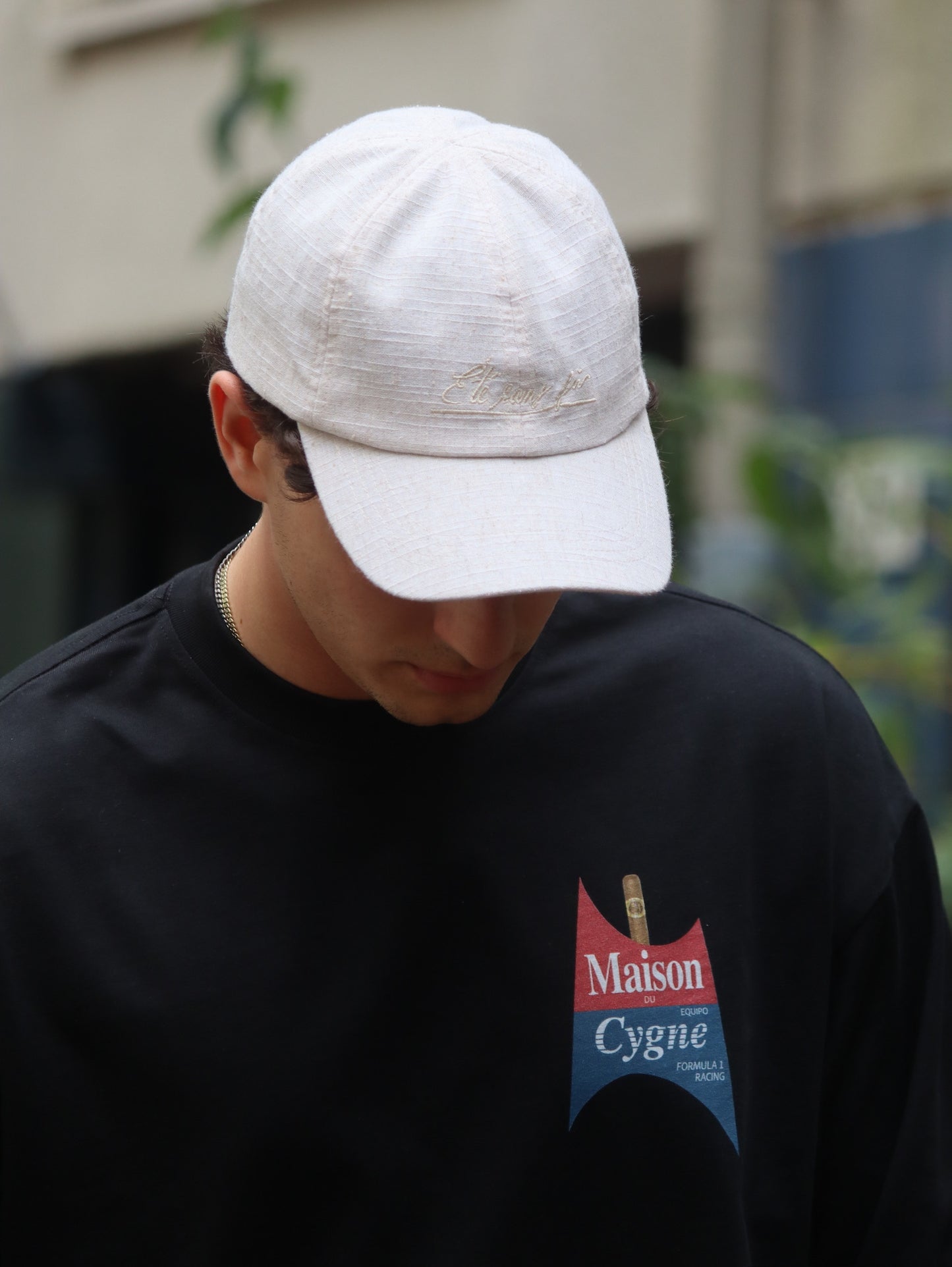 Saint Cendre Long Sleeve Tee - Maison Du Cygne