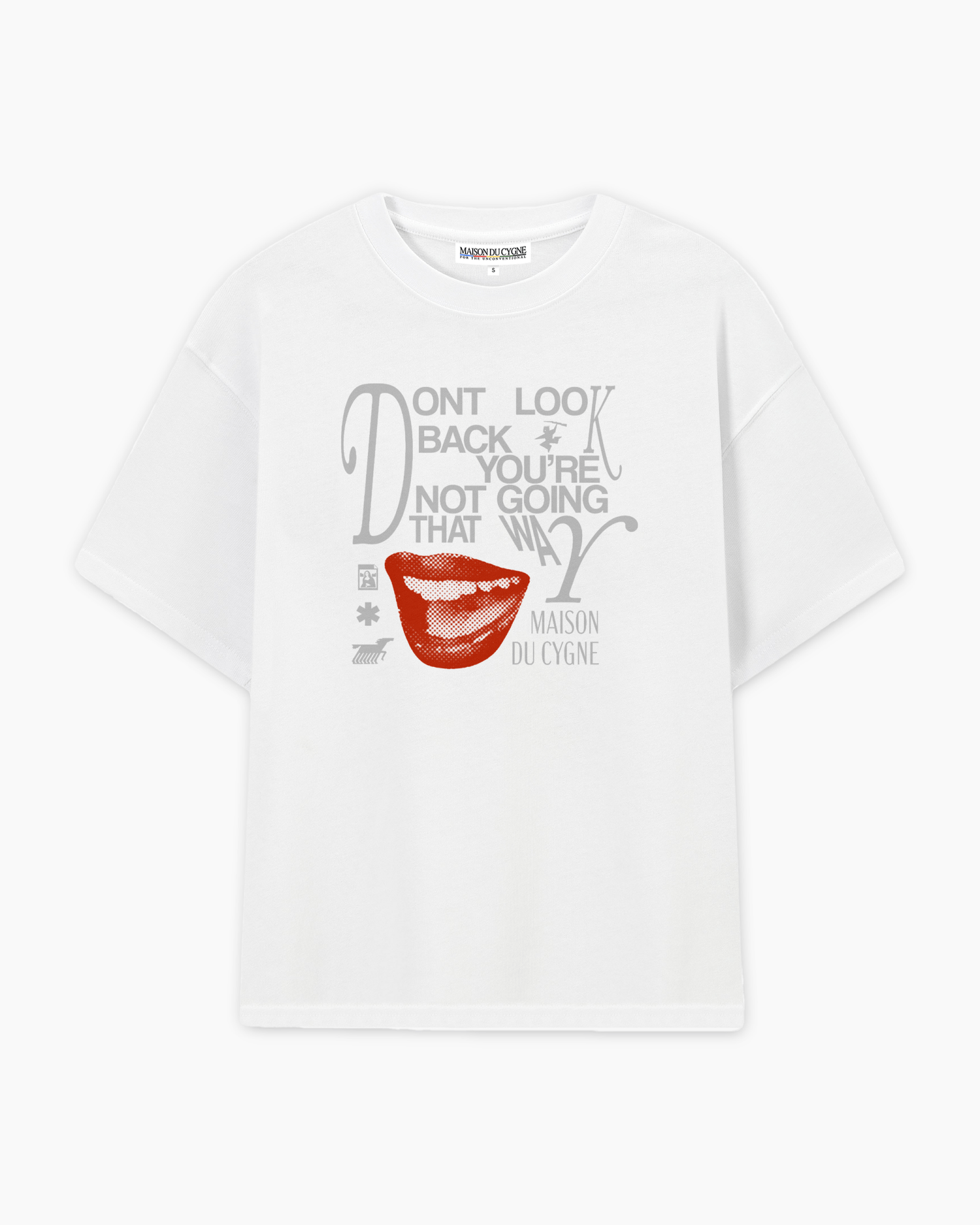 Don't Look Back Tee - Maison Du Cygne