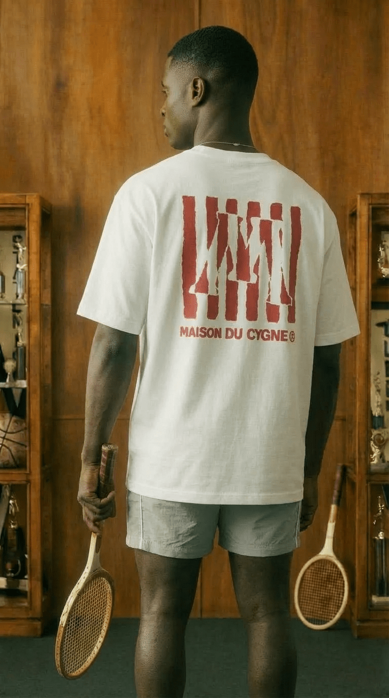 CLUB STANDARD TEE - Maison Du Cygne