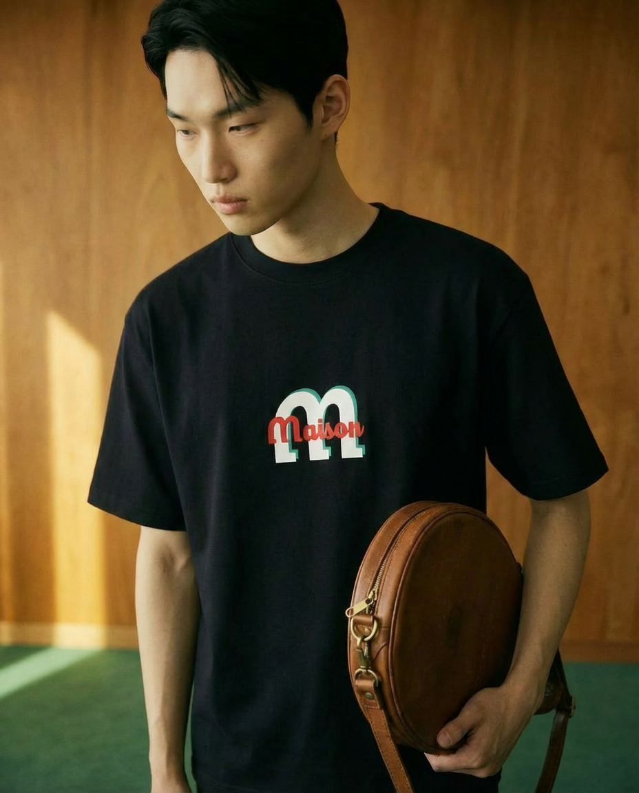 BLACK COURT EDITION TEE