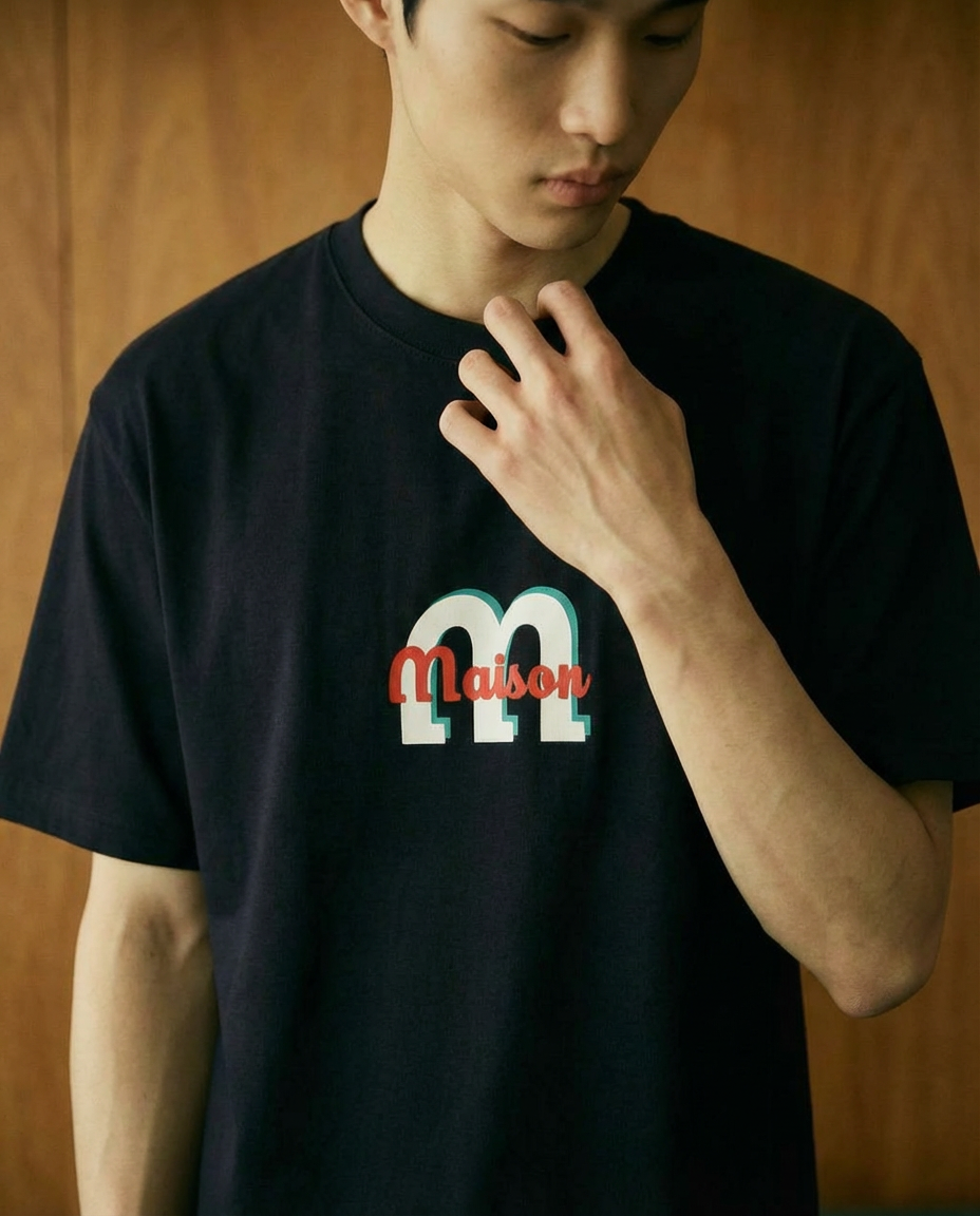 BLACK COURT EDITION TEE