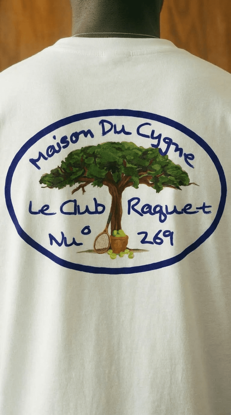 THE PINE COURT TEE - Maison Du Cygne