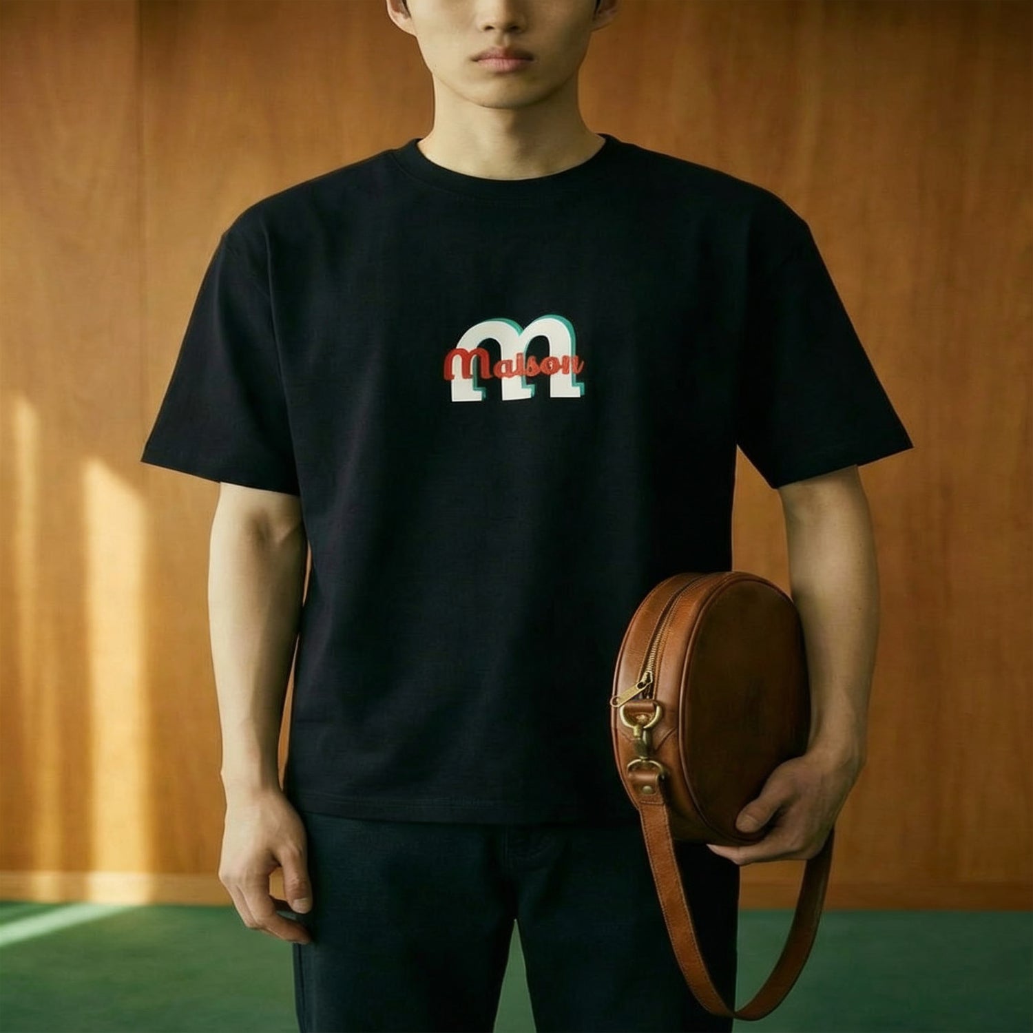 BLACK COURT EDITION TEE