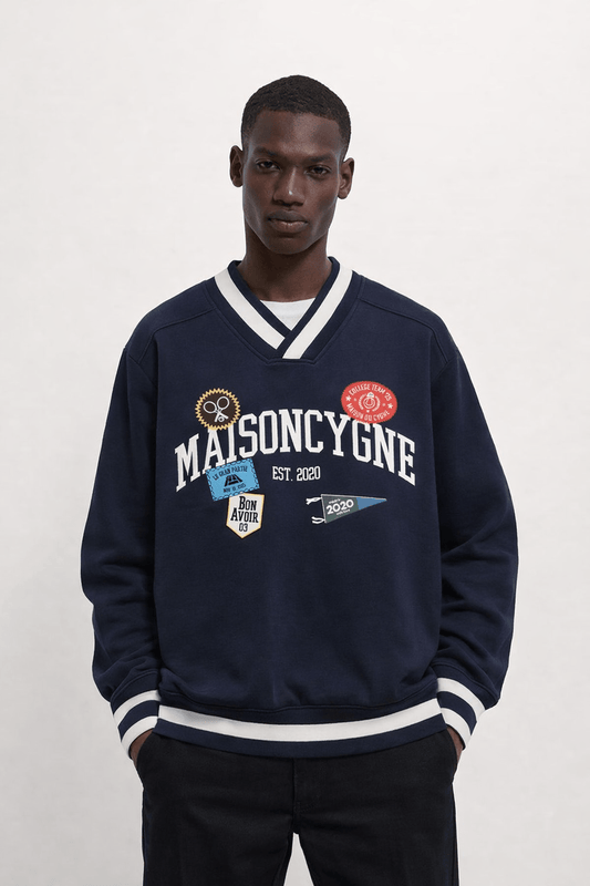 CYGNE ATHLETICS SWEATER - Maison Du Cygne